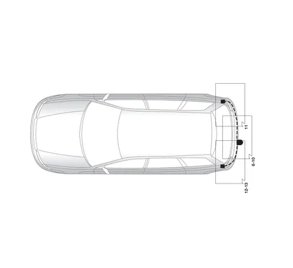 Электрика фаркопа Hak-System (7 pin) для Toyota Avensis 2003-2008 16250505 в 