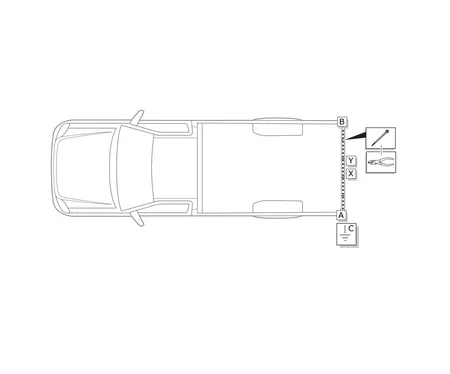 Электрика фаркопа Brink (7 pin) для Toyota Hilux 2005-2010 753931 в 