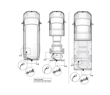 Электрика фаркопа Hak-System (13 pin) для Volkswagen Crafter 2017-, (на авто с подготовкой) 21500630 в 