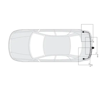 Электрика фаркопа Hak-System (7 pin) для Volkswagen Passat B5 1996-2000 16270508 в 