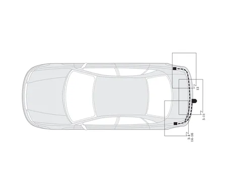 Электрика фаркопа Hak-System (13 pin) для Volkswagen Passat 1996-2000 26270508 в 