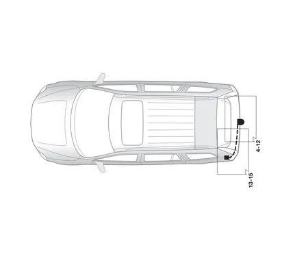 Электрика фаркопа Hak-System (13 pin) для Volvo S80 2004-2006 21260504 в 