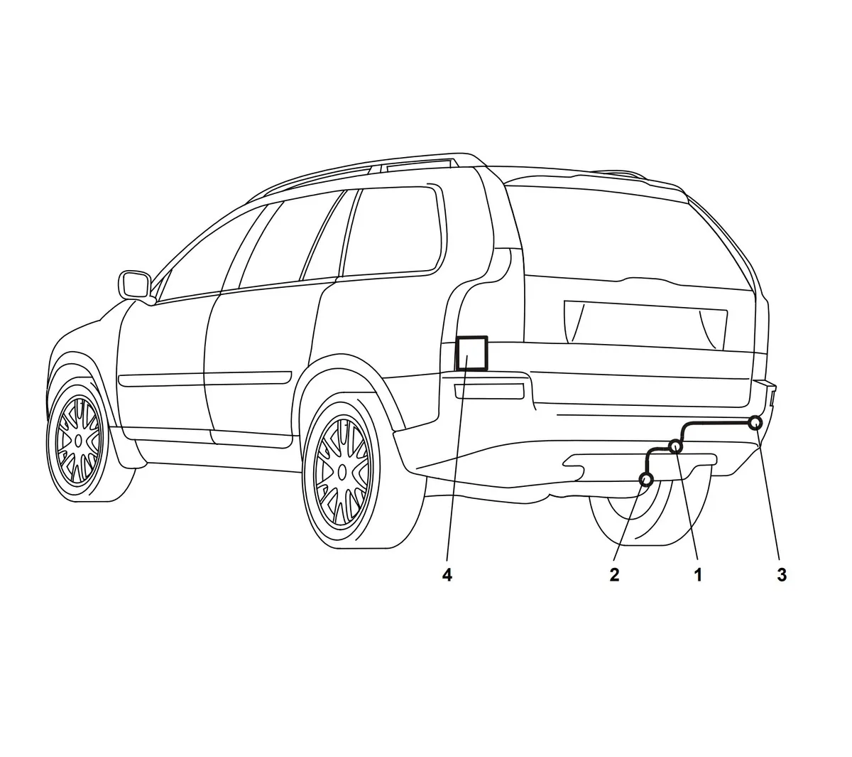 Электрика фаркопа Westfalia (13 pin) для Volvo XC90 2002-2014 320049300113 в 