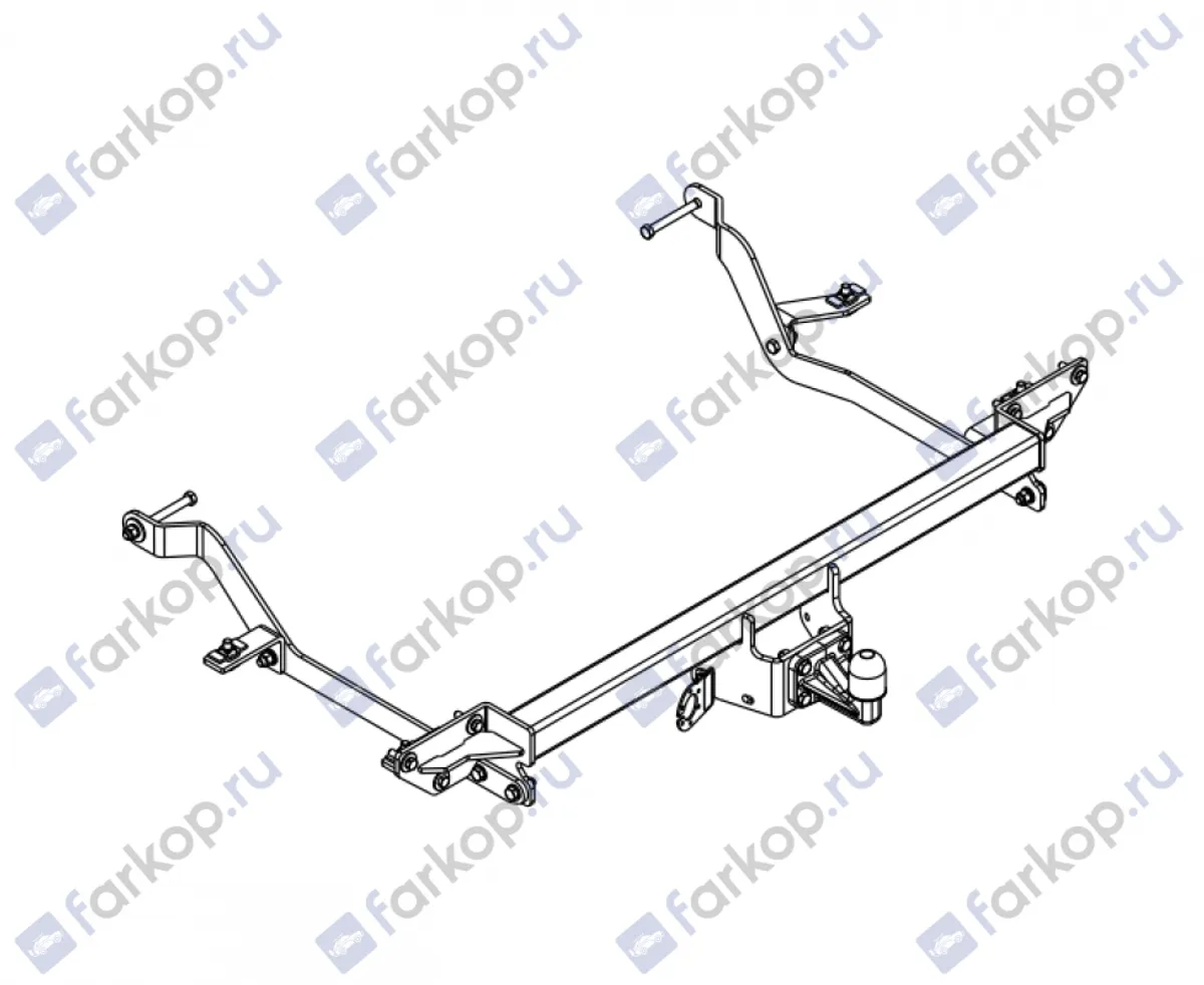 Фаркоп Auto-Hak для Fiat Ducato (L4, L5) 2006- R 61 в 