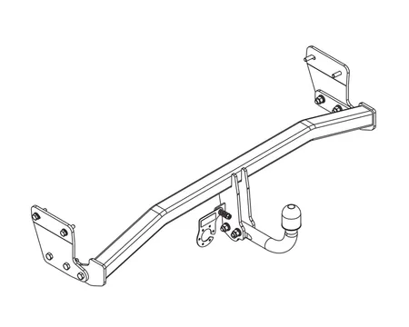 Фаркоп Auto-Hak для Hyundai Elantra 2016-2020 J 73 в 