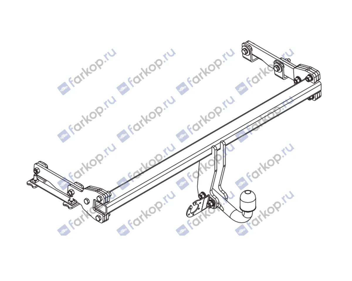 Фаркоп Auto-Hak для Nissan Qashqai (J11) 2018-2021 V 80 в 