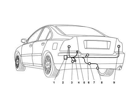 Электрика фаркопа Westfalia (13 pin) для Volvo S80 2006-2016 320400300113 в 