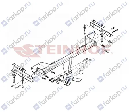 Фаркоп Steinhof для Alfa Romeo Giulietta 2010- A-041 в 