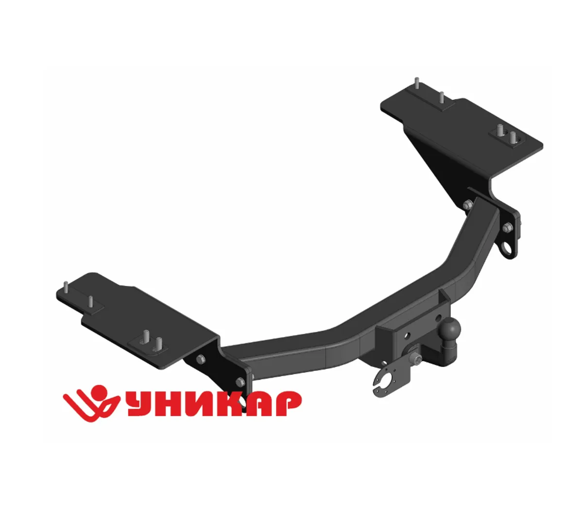 Фаркоп Уникар для Toyota Land Cruiser Prado J120 2002-2009 22097F в 