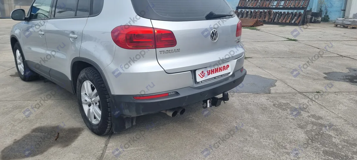 Фаркоп Уникар для Volkswagen Tiguan 2007-2017 11178E в 