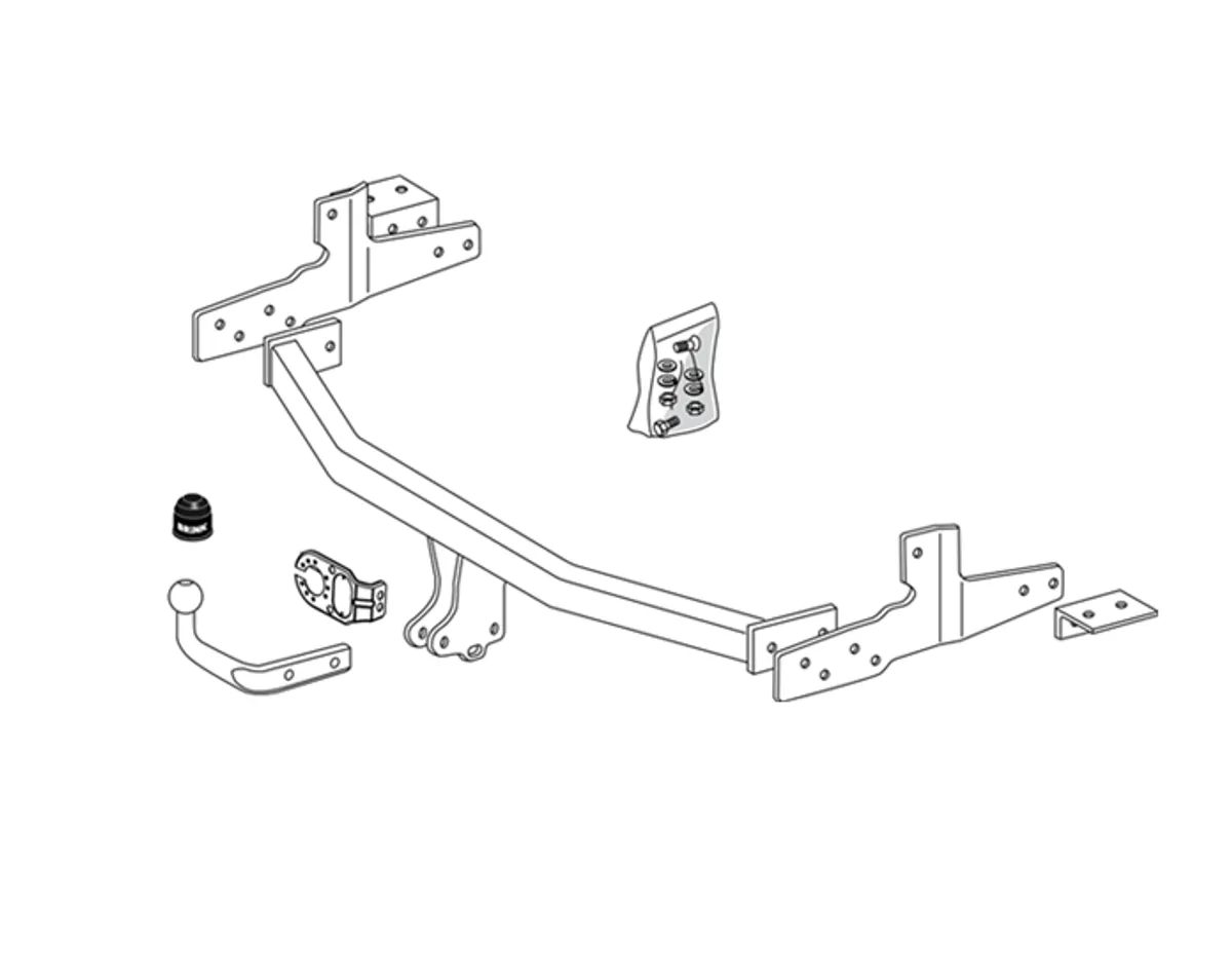 Фаркоп Brink для Hyundai H1 (2WD) 1997-2008  396300 в 