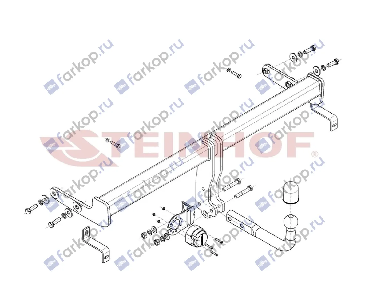 Фаркоп Steinhof для Hyundai Tucson 2018-2021 K-083 в 