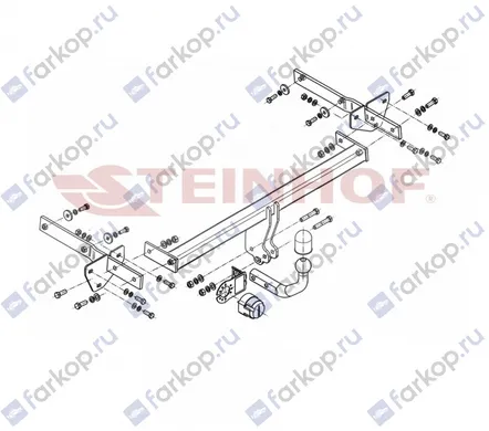 Фаркоп Steinhof для Mercedes B-Class (W245) 2005-2011 M-098 в 