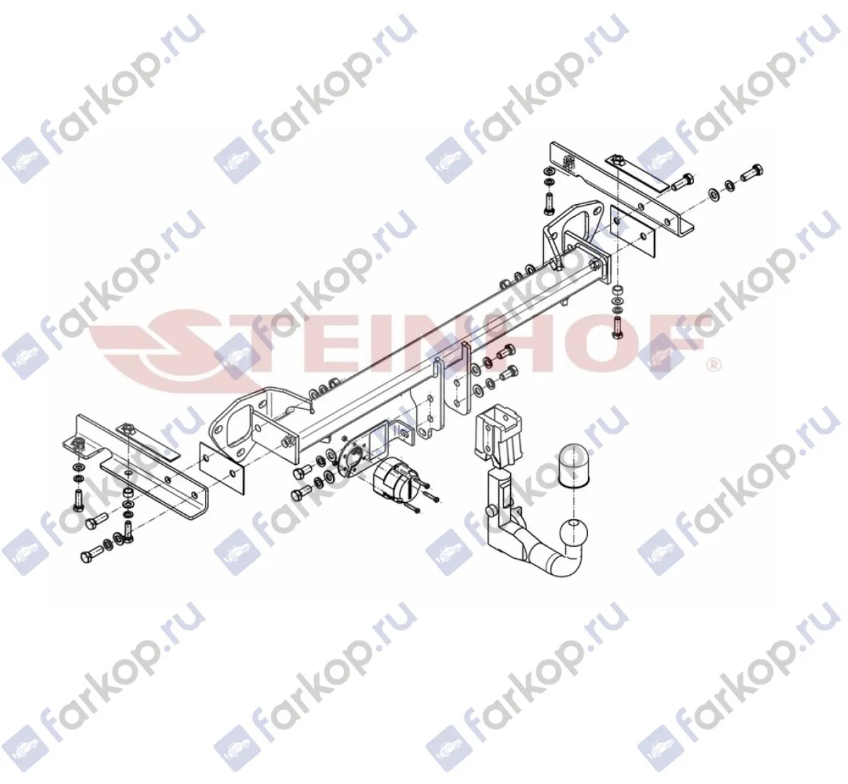 Фаркоп Steinhof для Subaru Forester 2008-2013 S-365 в 