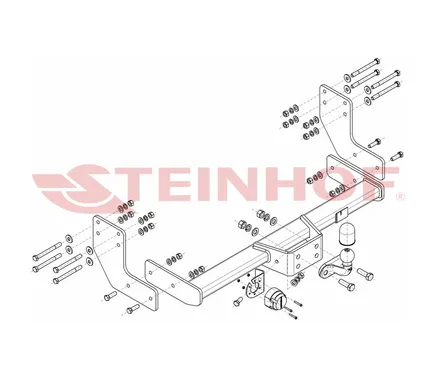 Фаркоп Steinhof для Volkswagen Crafter 2016- V-036 в 