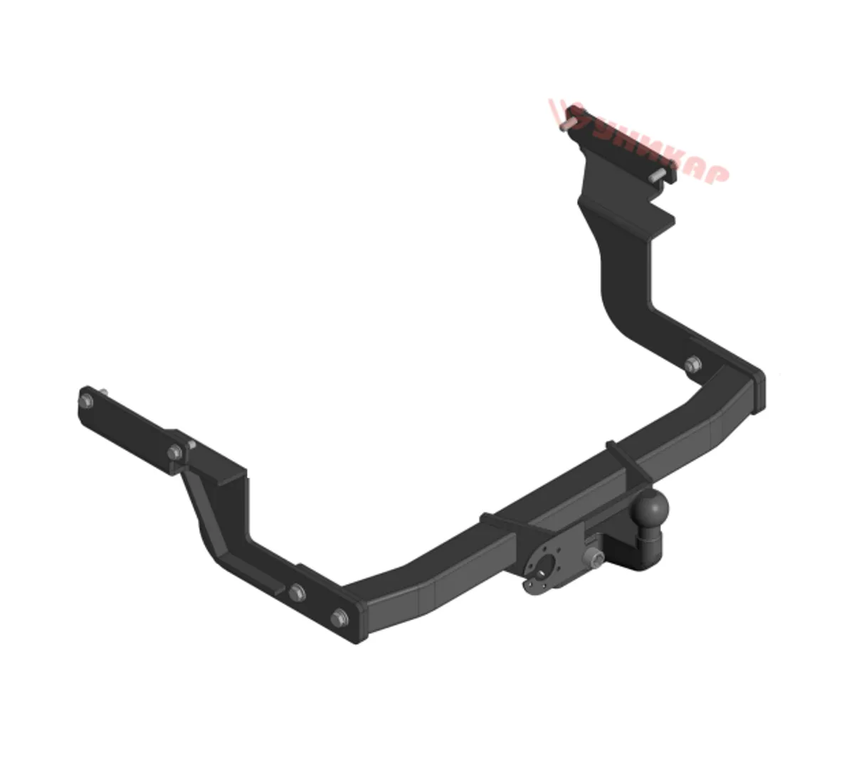 Фаркоп Уникар для Toyota Ractis 2005-2010 01023A в 