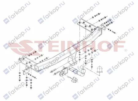 Фаркоп Steinhof для Nissan X-Trail 2001-2007 N-100 в 