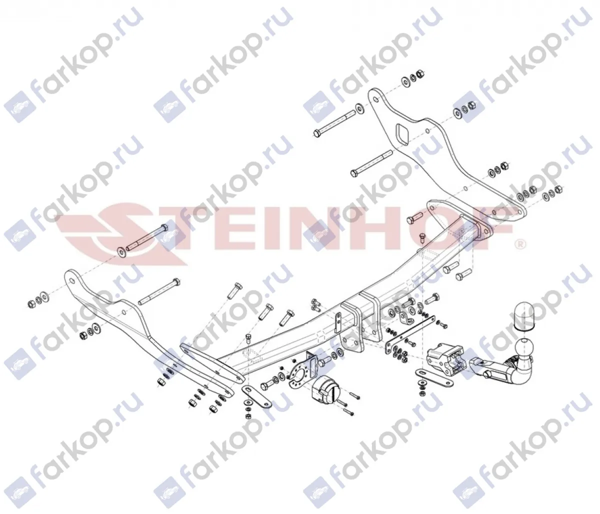 Фаркоп Steinhof для Hyundai Staria 2022- H-293 в 