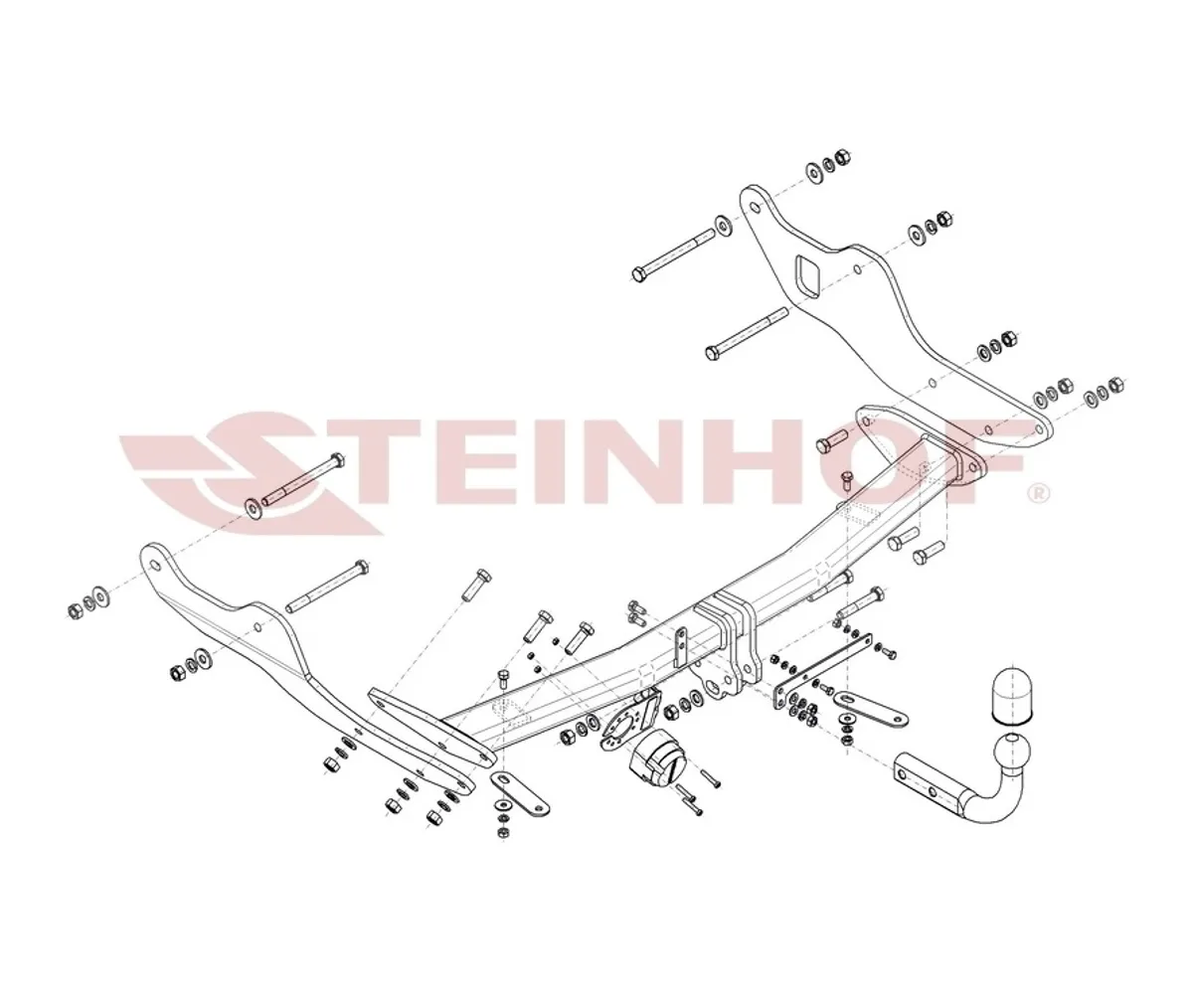 Фаркоп Steinhof для Hyundai Staria 2022-  H-292 в 