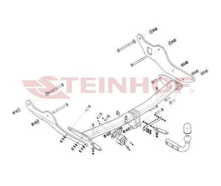 Фаркоп Steinhof для Hyundai Staria 2022-  H-292 в 