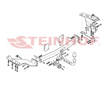 Фаркоп Steinhof для Kia Carnival 2006-2014 K-065 в 