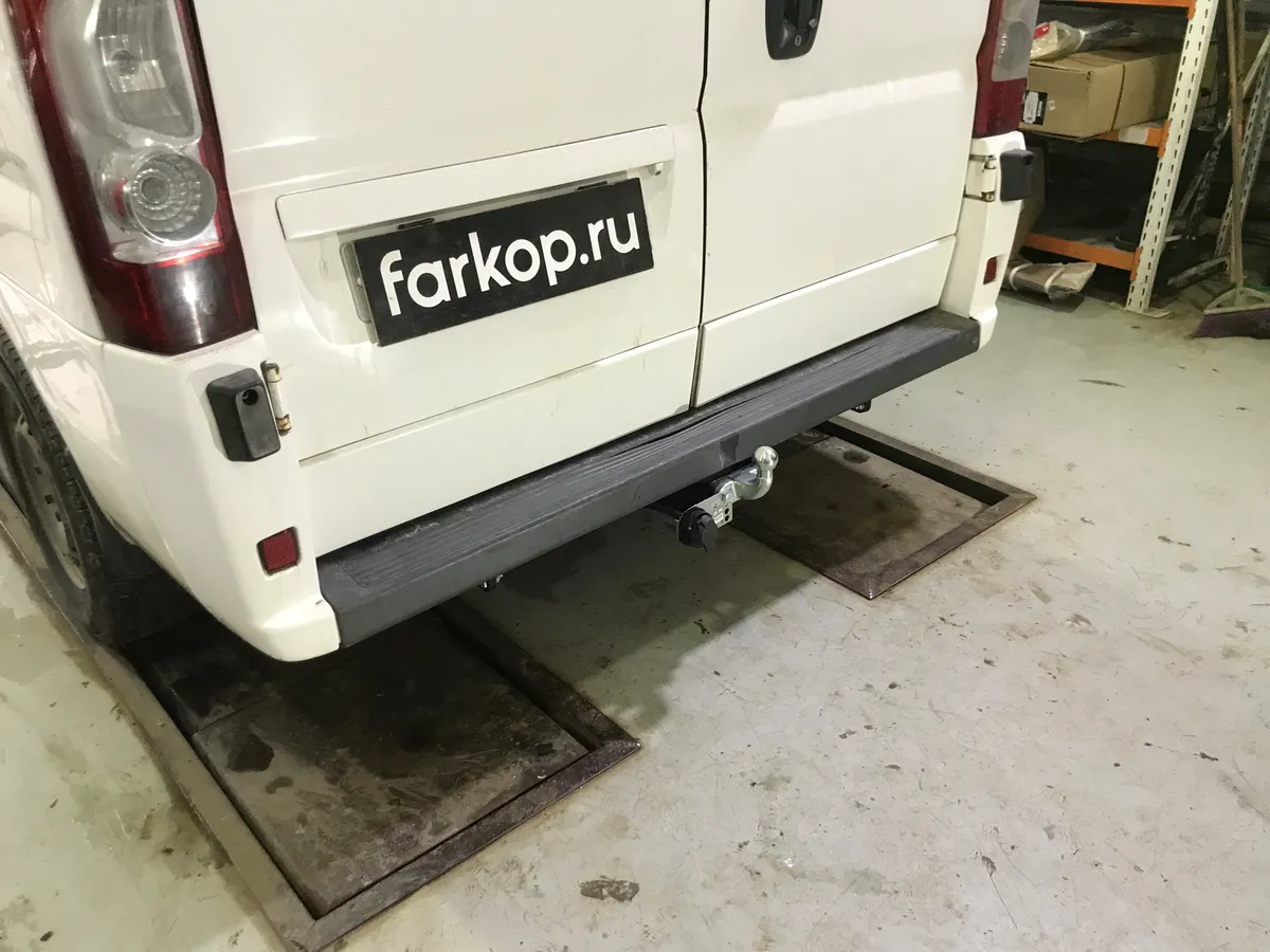 Фаркоп Лидер Плюс для Fiat Ducato (L1,L2,L3) 2006- P107-F в 