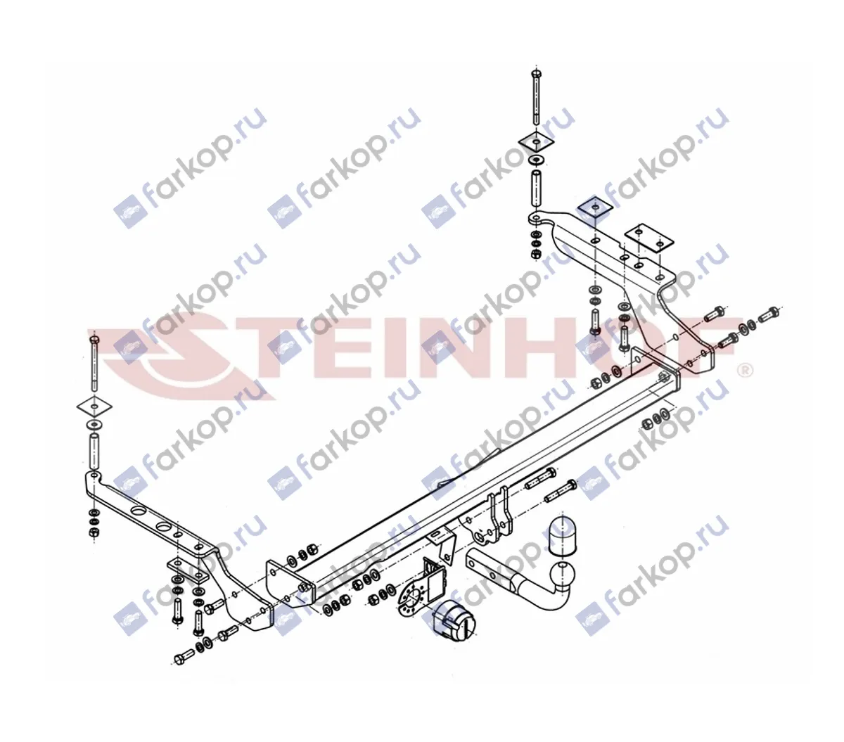 Фаркоп Steinhof для Subaru Forester 1997-2002 S-360 в 