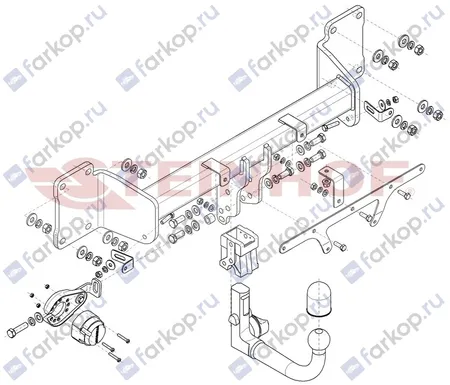 Фаркоп Steinhof для BMW iX 2021- B-103 в 