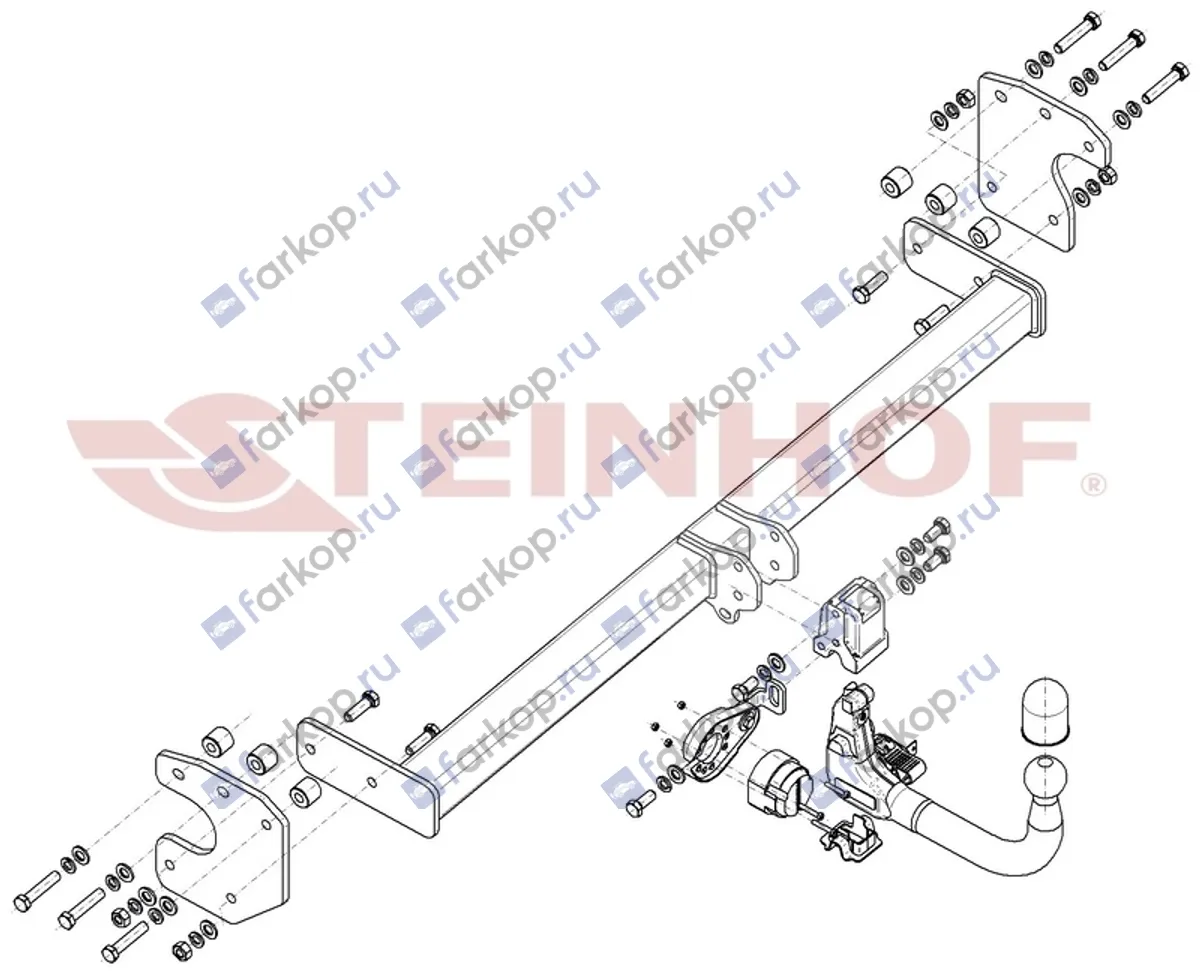 Фаркоп Steinhof для Kia EV6 2021- K-102 в 