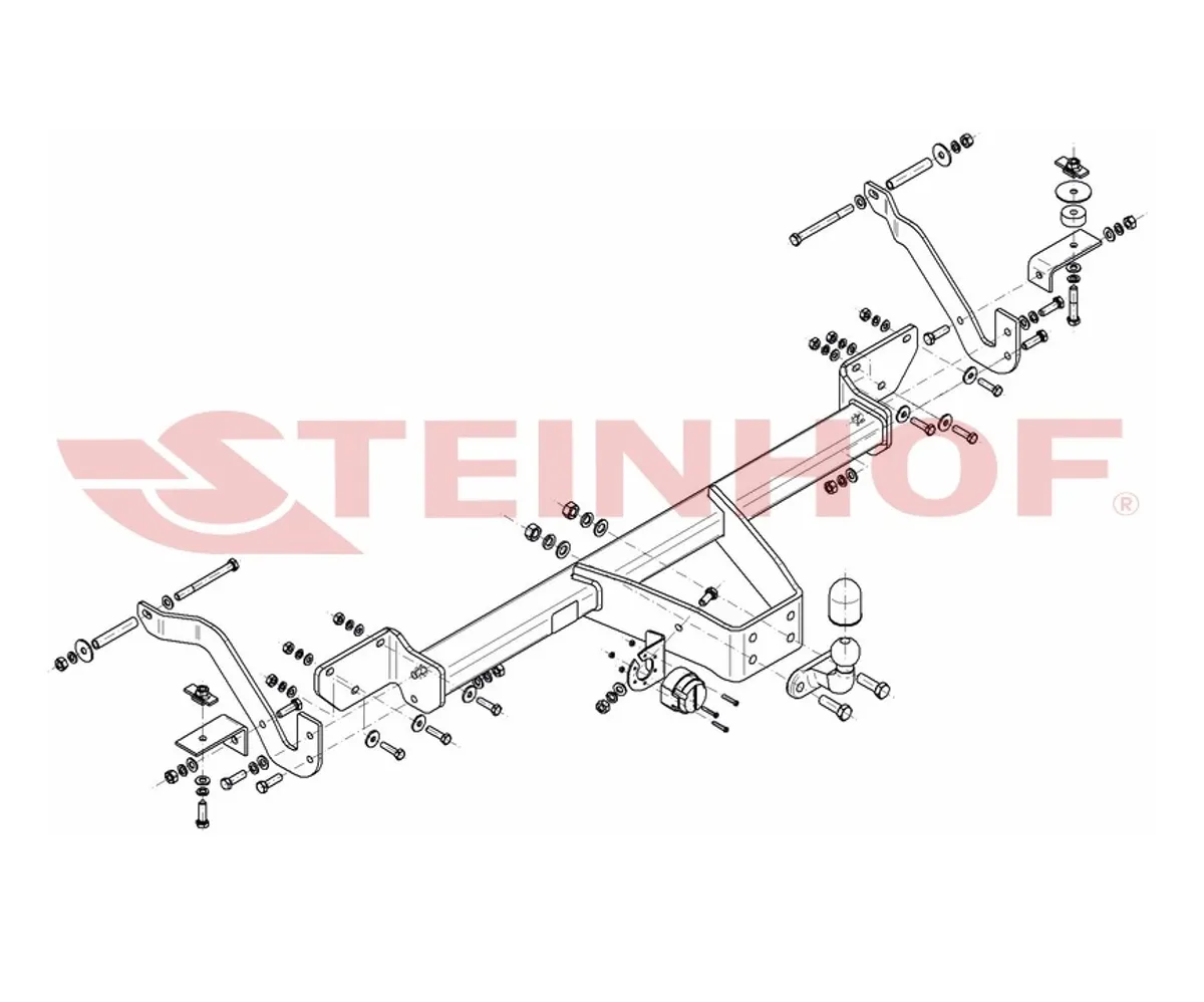 Фаркоп Steinhof для Fiat Ducato 2014- F-067 в 