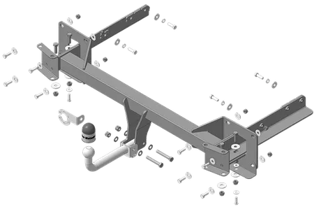 Фаркоп Motodor для Mercedes GL-class 2006-2012 91205-A в 