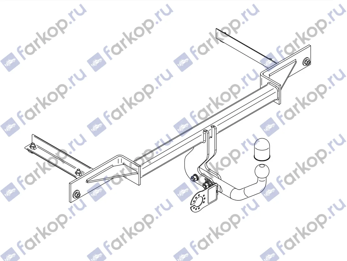 Фаркоп Steinhof для Chevrolet Cruze (хетчбек) 2011-2015  C-262 в 