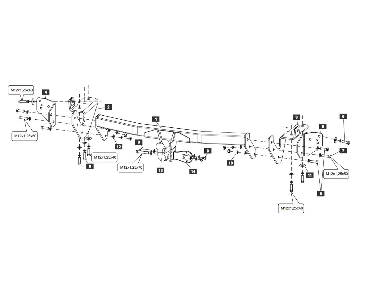 Фаркоп Sheriff для Toyota RAV4 2013-2019 2755.12 в 