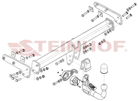 Фаркоп Steinhof для Volvo XC70 2007-2016 V-324 в 