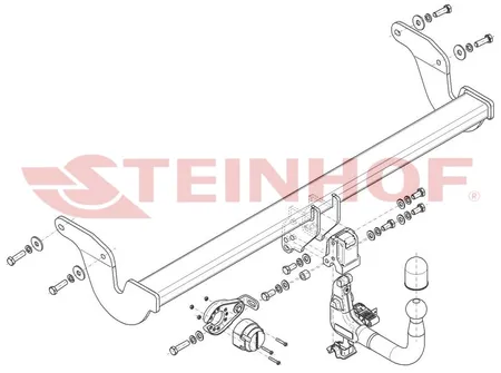 Фаркоп Steinhof для Lexus RX 2022- Арт. L-176 L-176 в Россия