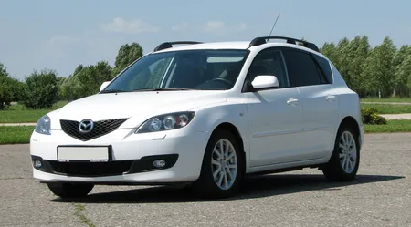 Рейлинги для Mazda 3 2003-2009, полимер черный С ВКЛАДЫШЕМ 0253-02 в 