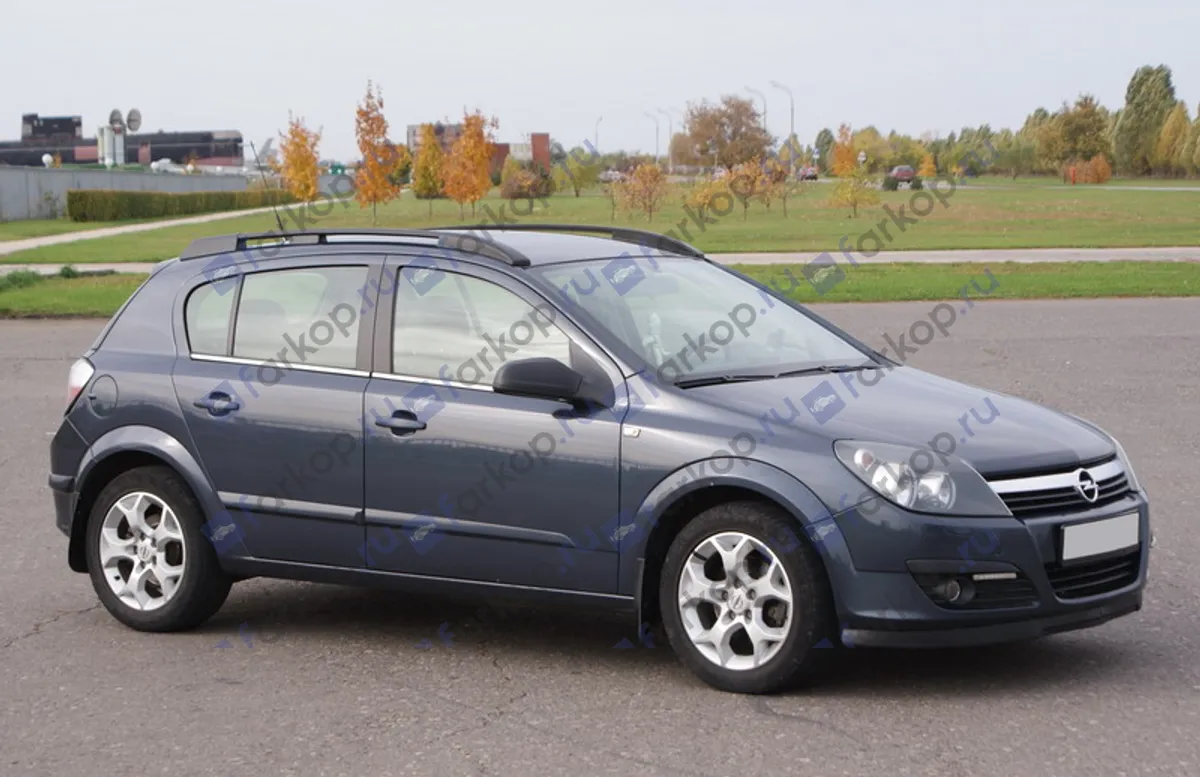 Рейлинги для OPEL ASTRA 2004-2014, полимер черный 0218-02 в 