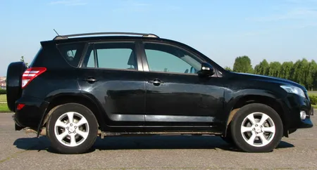 Рейлинги для Toyota-RAV4 (III) 2006-2013, серебристый пластик 0243-23 в 