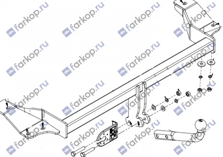 Фаркоп Imiola для Audi S8 1994-2001 A.009 в 