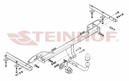 Фаркоп Steinhof для Chevrolet Orlando 2011-2015 C-288 в 