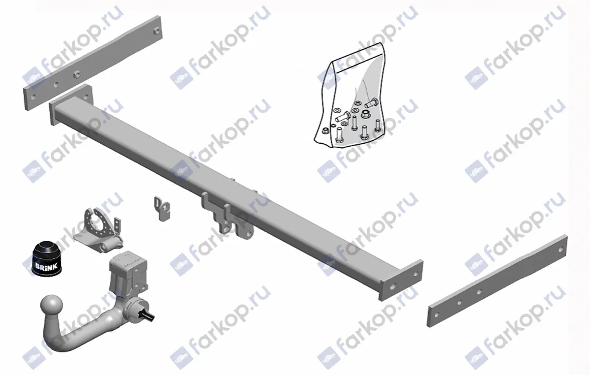 Фаркоп Brink для Audi Q3 2011-2017 551700 в 