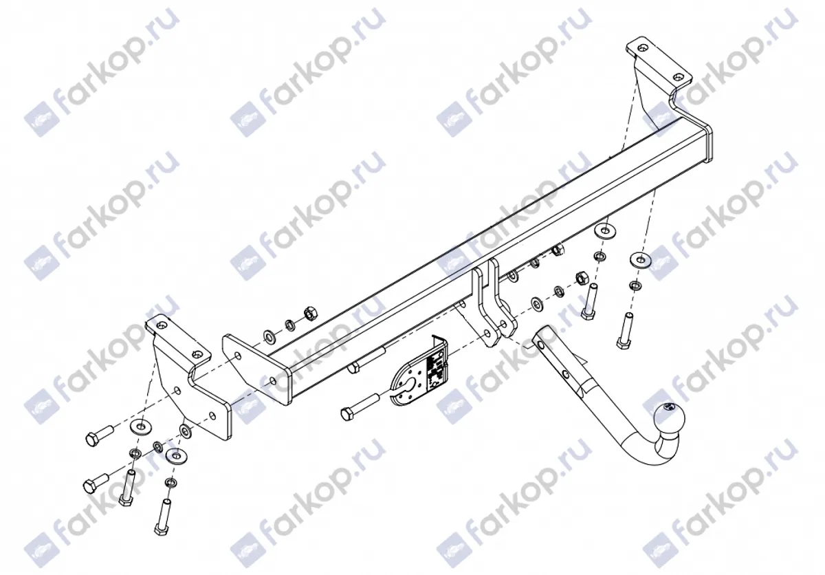 Фаркоп Imiola для Chevrolet Viva 2004-2008 O.007 в 