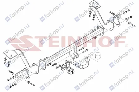 Фаркоп Steinhof для Citroen Berlingo 2008-, (L1) C-023 в 