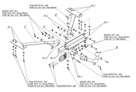 Фаркоп Imiola для Volvo S40 2004-2012 V.016 в 