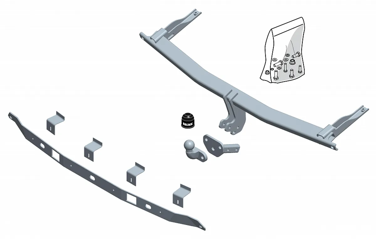 Фаркоп Brink для Volkswagen Caddy 2004-2020 577200 в 