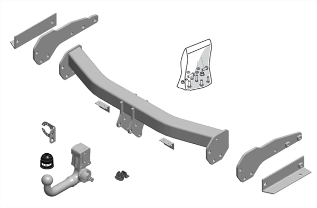 Фаркоп Brink для Jeep Grand Cherokee (Summit, WK, WK2) 2013-2022 583300 в 