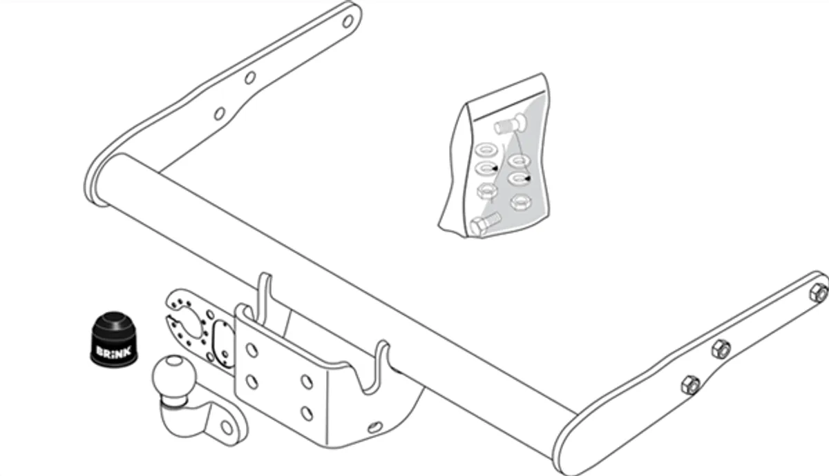 Фаркоп Brink для Volkswagen Transporter T5 2003-2015 426900 в 