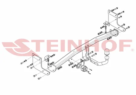 Фаркоп Steinhof для Kia Ceed (SW kombi) 2012-2018 K-059 в 