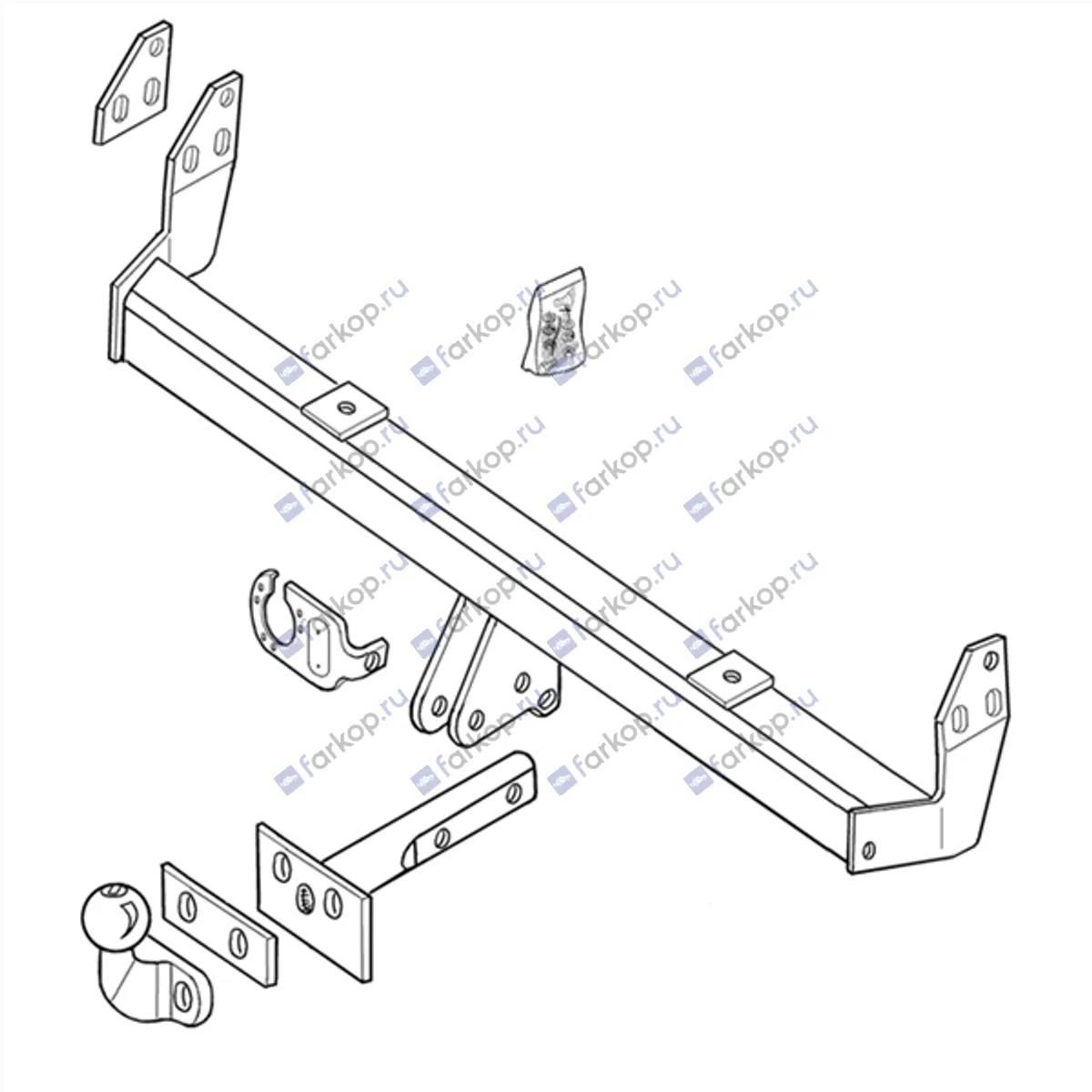 Фаркоп Brink для Land Rover Freelander 1998-2007 382200 в 