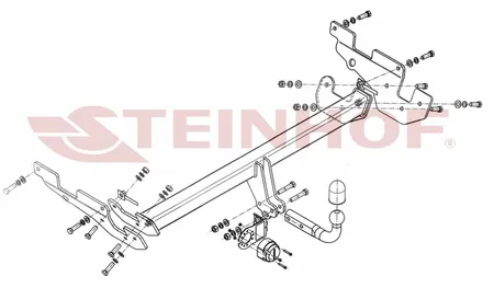 Фаркоп Steinhof для Mazda CX-5 2011-2017 M-032 в 